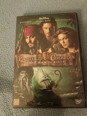Pirates of the Caribbean, DVD, eventyr, Se også mine andre annoncer.. Har en masse forskelligt til b