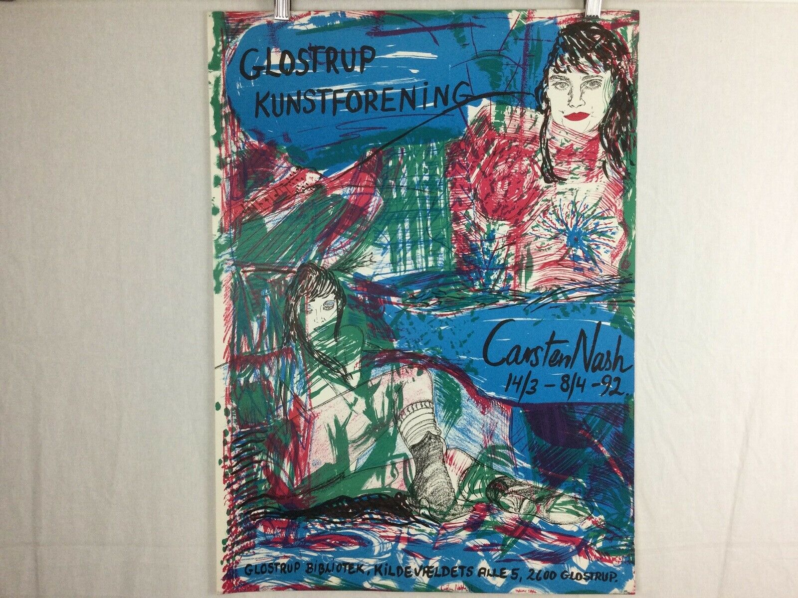 Kunst Plakat, Carsten Nash, b: 47 h: 64 – dba.dk – Køb og Salg Nyt og Brugt