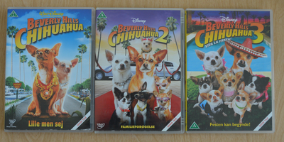 Beverly Hills Chihuahua 1-2-3, instruktør Walt Disney, DVD, familiefilm, Beverly Hills Chihuahua 1-2