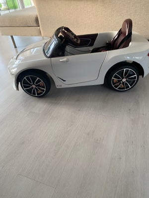 Elektrisk legetøjs bil, fjernstyret, Bentley, EL bil 1 Pers. Til børn der kan køre den selv med peda