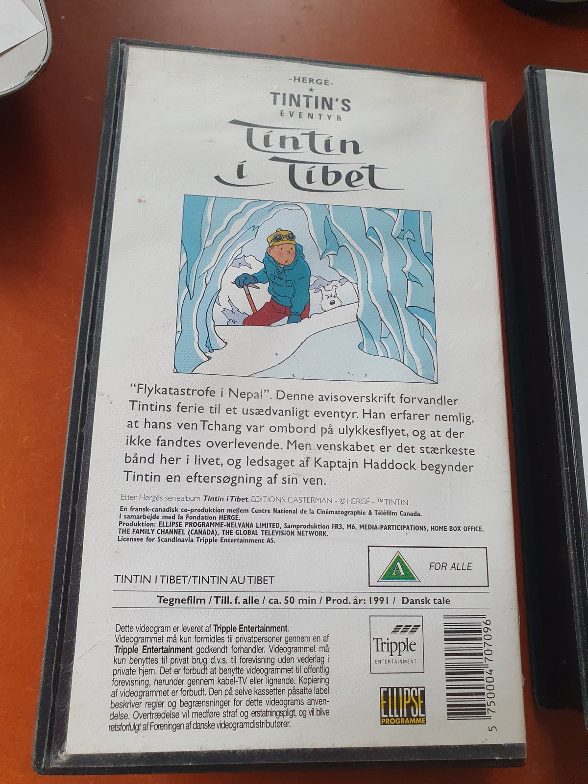 Tegnefilm, Tintin I Tibet