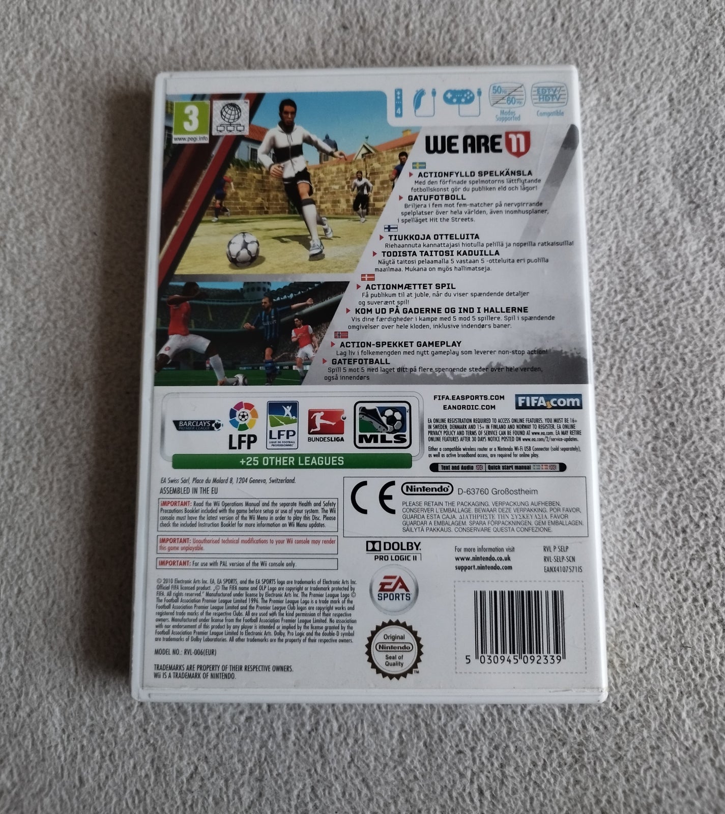 FIfa 11 - Nintendo Wii Spil, Nintendo Wii