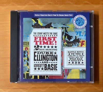 Duke Ellington - Count Basie: First Time!, jazz, Meget pæn stand.