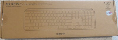 Tastatur, trådløs, Logitech, MX Keys for Business, Perfekt, Logitech MX Keys for Business - Tastatur