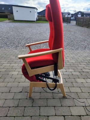 Otiumstol, stof, Farstrup Otium Ellænestol, Top lækker kvalitetsstol fra danske Farstrup med el løft