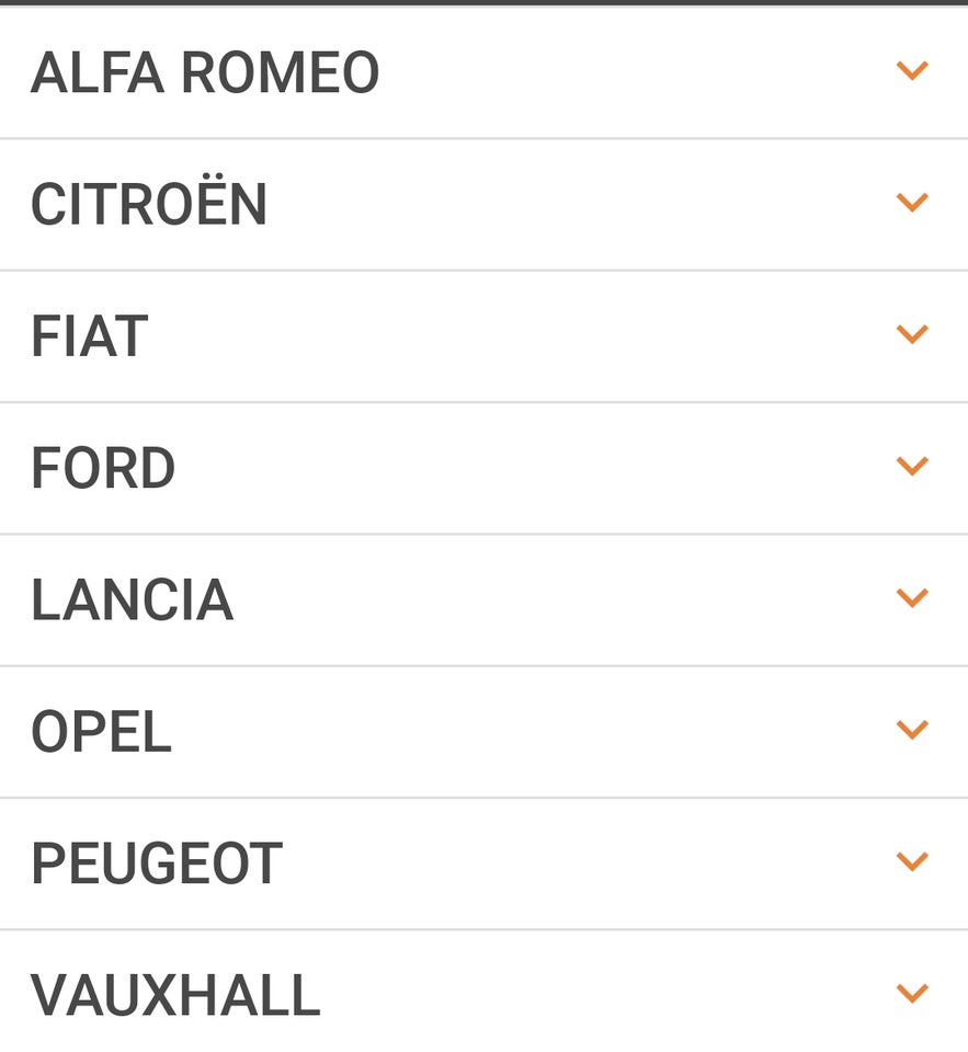 Motordele, Fiat 2010-2014