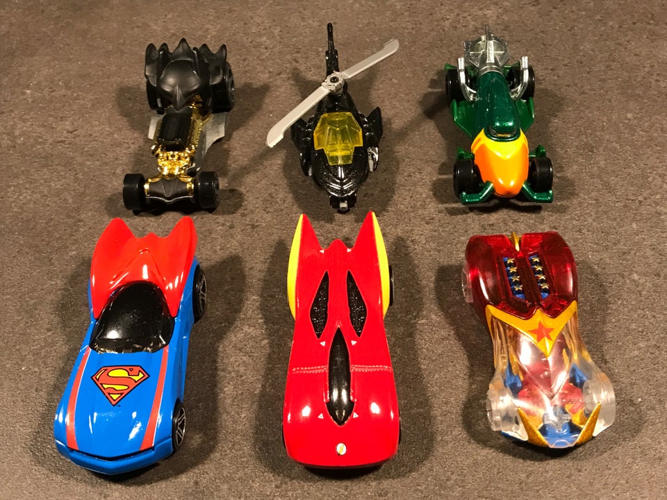 Hot Wheels - Justice League biler, Mattel