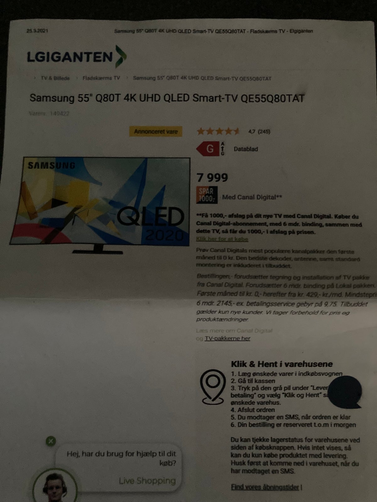 andet, Samsung, Q80tac