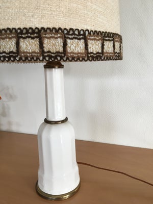 Anden bordlampe, HEIBERG, Gammel Bordlampe, højde med Skærm. 52 cm.,,,