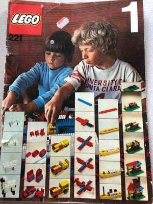 Lego andet, Lego 221 katalog/byggebog, sikkert fra 1970’erne. Ikke den bedste stand med løse sider. 