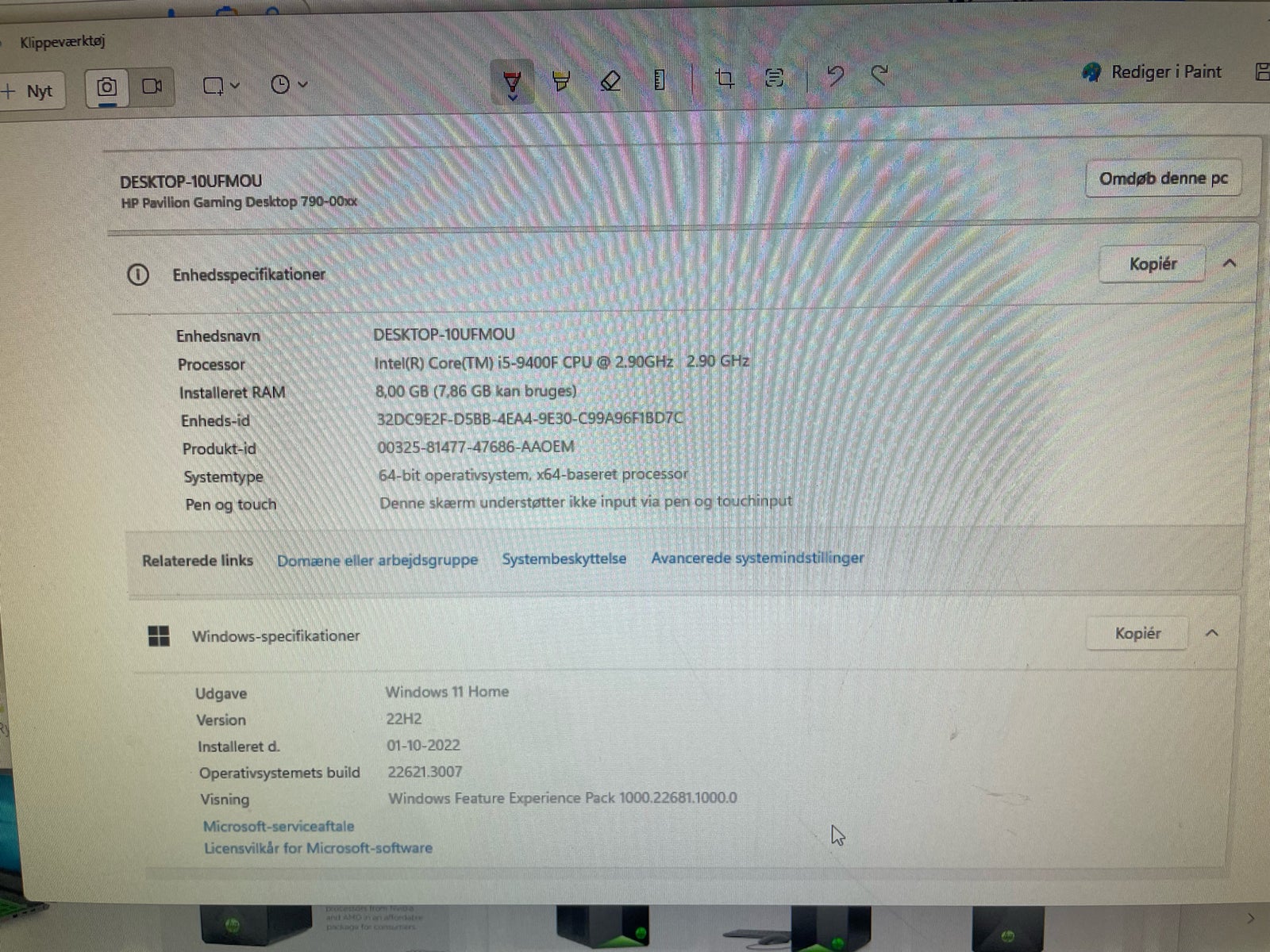 HP, Pavillon Gaming desktop 790-00xx, 2.9 Ghz