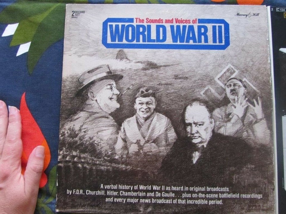 LP, world war II, krigens stemninger 4 lp'er