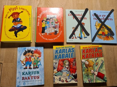 Pippi Langstrømpe. Karius og Baktus, Astrid Lindgren, Blandede børnebøger:
Pippi Langstrømpe - SOLGT