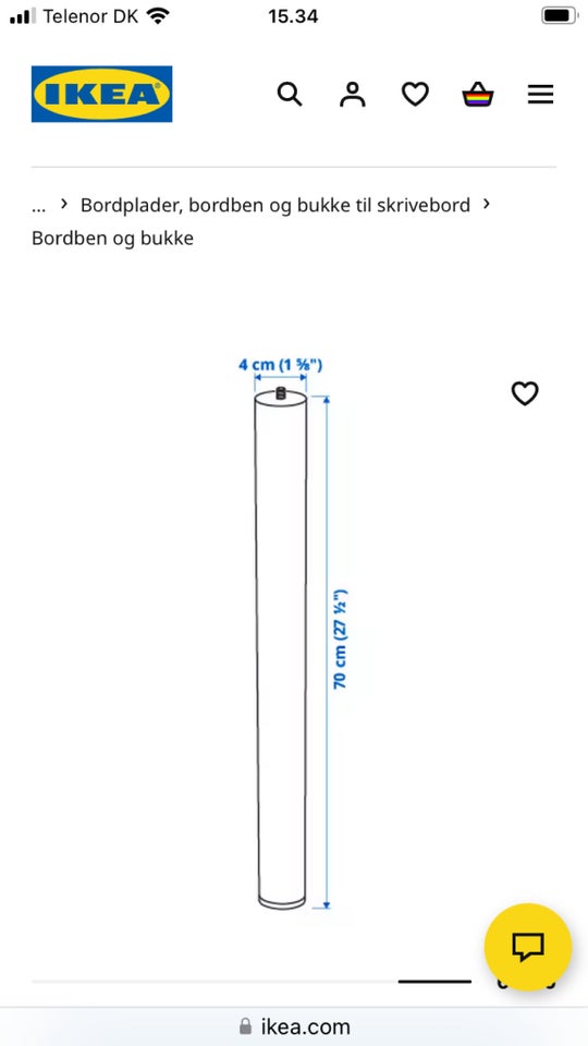 Bordben, Ikea