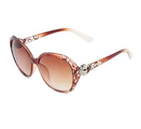 Solbriller dame, Nye solbriller leopard beige brun sølv