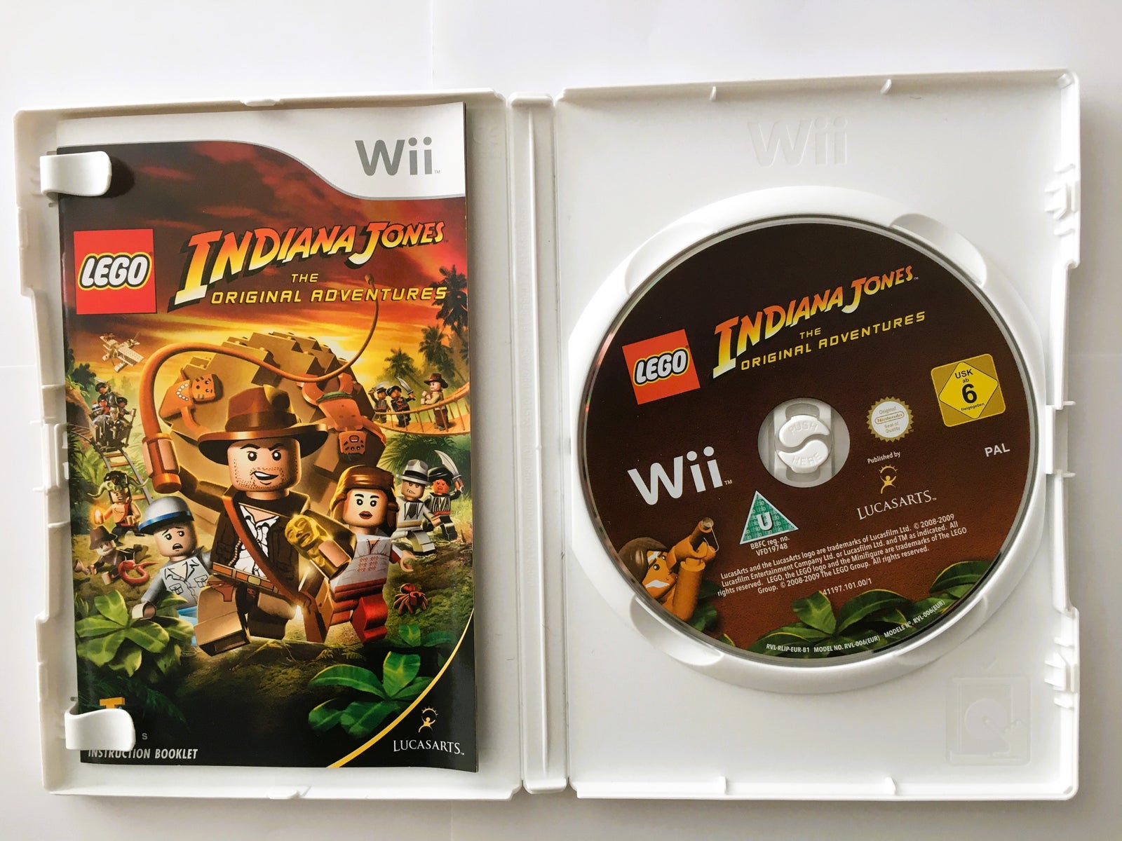 Lego Indiana Jones - The Original Adventures , Nintendo Wii