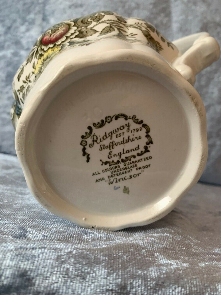 Porcelæn, GAMMEL ENGELSK KANDE, RIDGWAY