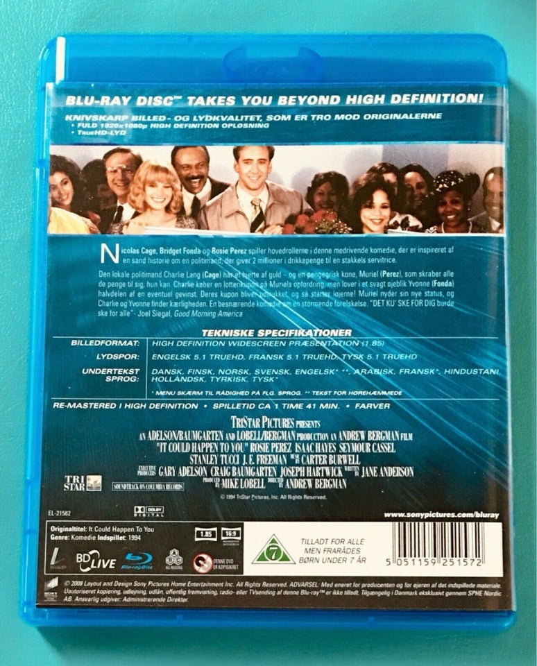 Det ku ske for dig, Blu-ray, drama