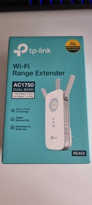Repeater, wireless, TP-Link, Perfekt, Træt af Wi-Fi "døde zoner"? TP-LINK AC1750 Wi-Fi Range Extende