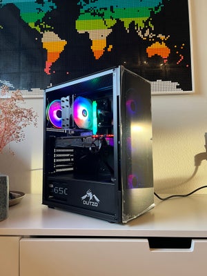 Selvbyg, Super CS2 & Fortnite RGB Gamer, 4.3 Ghz, DDR4 3200mhz RGB 16 GB ram, m.2 1000 GB harddisk, 