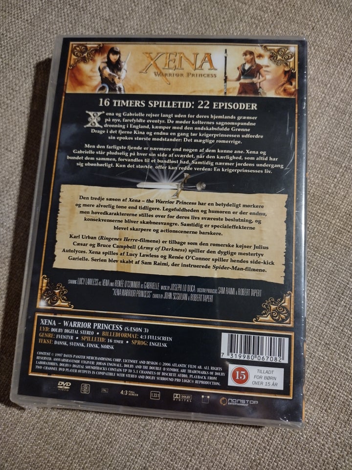 Xena Warrior princess komplet sæson 3, DVD, eventyr