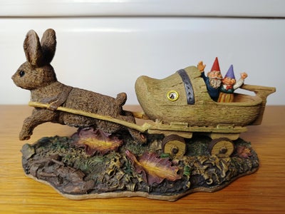 Gnomes, Nisser, Rien Poortvliet, # 810405  ”Sailing away”

”Dig og mig og vi to, sejled’ i en træsko