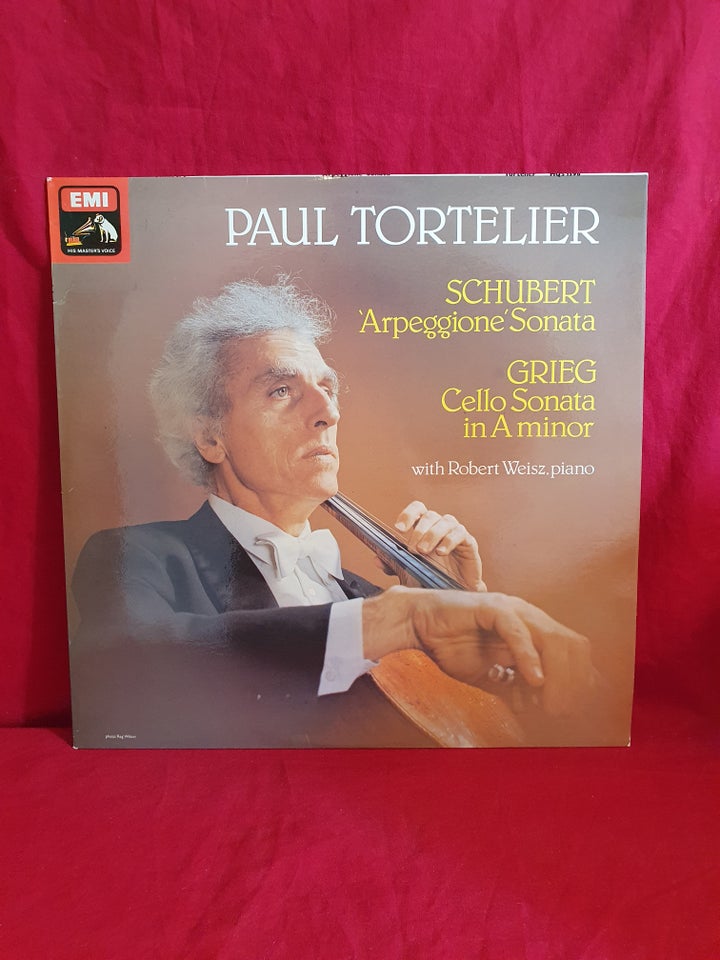 LP, Paul Tortelier, 'Arpeggione' Sonata / Cello Sonata In A