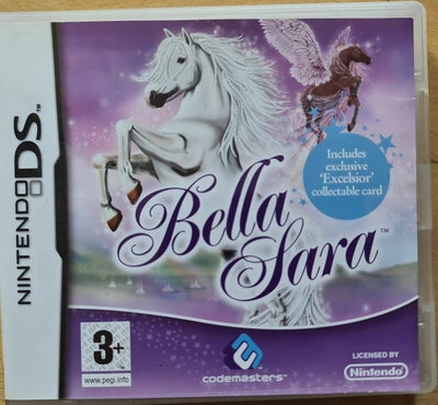 Jeg sælger Nintendo DS Bella Sara med dens æsken, Nintendo DS, Jeg sælger Nintendo DS Bella Sara med