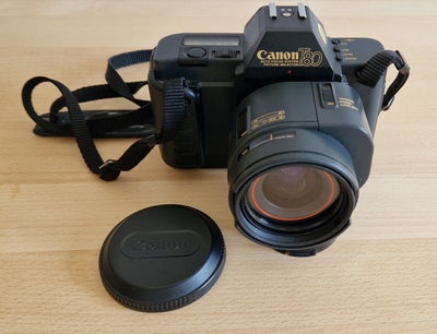 Canon, Canon T80 spejlreflex, God, AC 35-70mm 1:3.5-4.5 auto focus zoom linse med original beskyttel