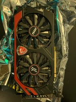 R9 280x MSI AMD, 3 GB RAM, Rimelig