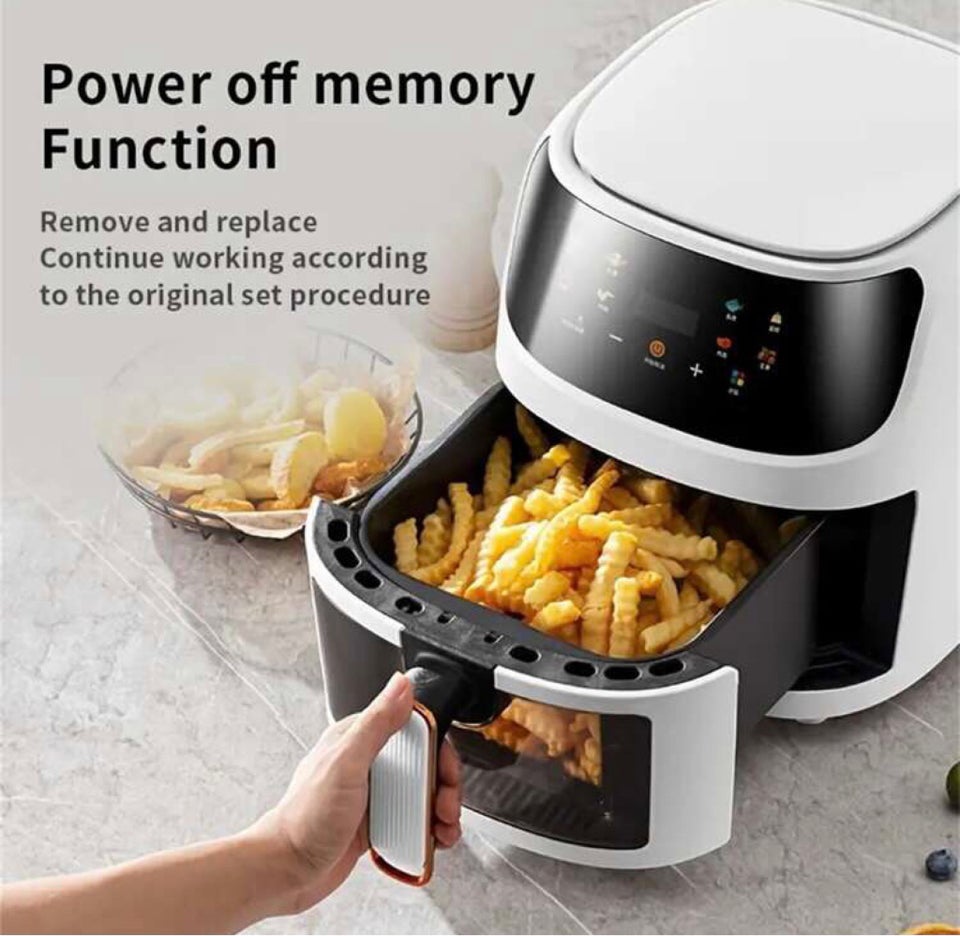 New Air Fryer Oven 6L 8 one touch