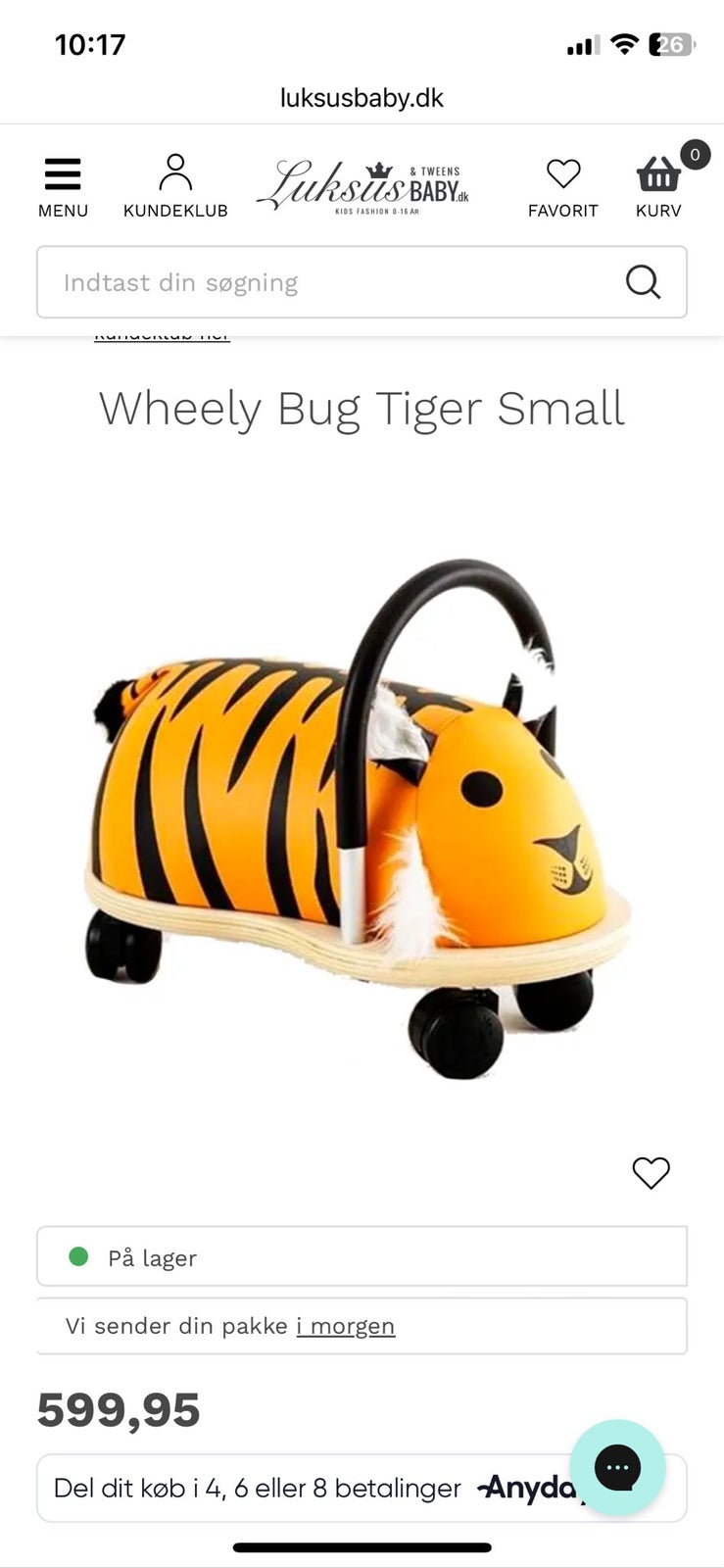 Wheely Bug Tiger, Wheely Bug, Gåbil