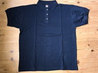 Polo t-shirt, FUNTEX mørkeblå polo, str. L