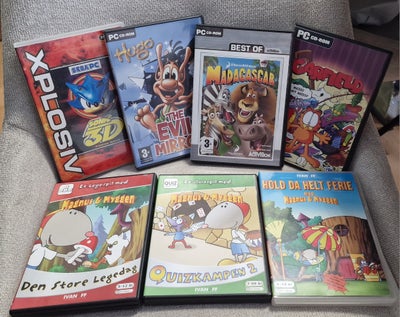 7 retro Pc cd-rom spil, til pc, adventure, 7 retro Pc cd-rom spil sægles samlet.

- Hugo the evil mi