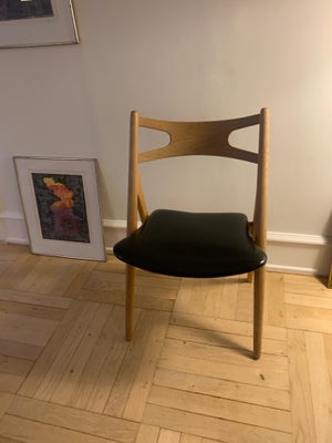 Hans J. Wegner, stol, CH29, Hans J. Wegner, stol, CH29. Eg med lædersæder

Jeg har 4 stk. af Wegners