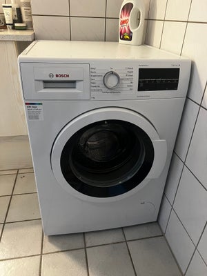 Bosch vaskemaskine, Serie 6, frontbetjent, Næsten ny 9kgs vaskemaskine sælges. Den er næsten ikke br