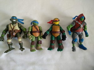 Tortues Ninja (Film 2014) - Set de 4 figurines 28cm : Leo, Mikey, Donnie,  Raph