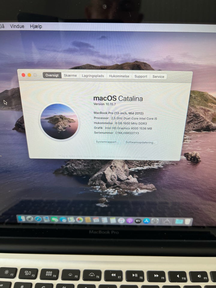 MacBook Pro, 13" ( Mid 2012) , Intel Core i5-2.5 GHz