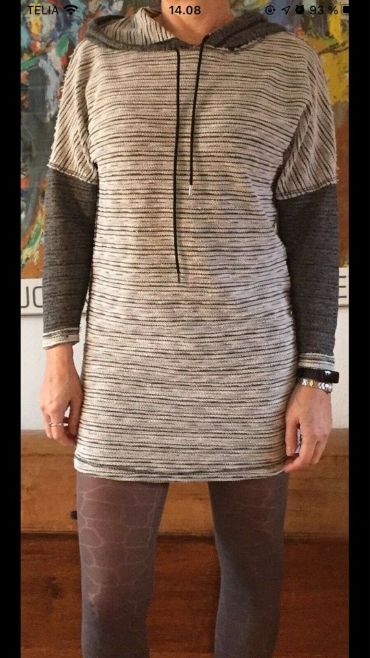 Sweatshirt-kjole, -, str. M