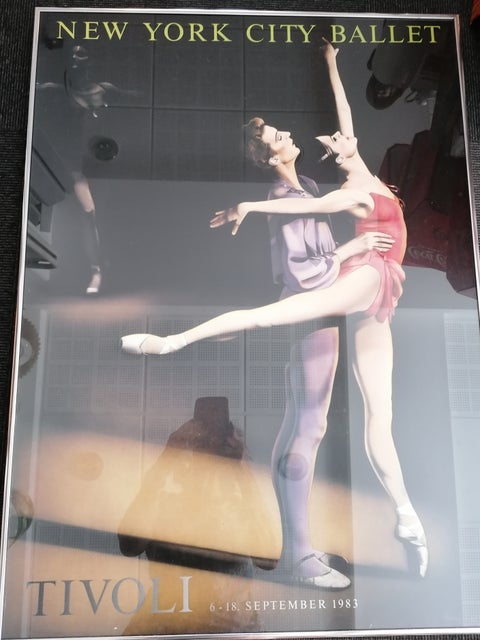 Plakat, Hans Henrik Lerfeldt, motiv: New York city ballet,…