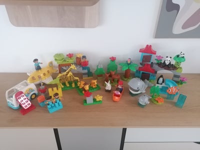 Lego Duplo, Verdens Dyr NR10907, Med 15 Dyr, Mennesker samt meget andet som er vist på billedet 

