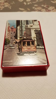 Andre samleobjekter, Fine gamle spillekort pæne fra 1970 'erne med billede af San Francisco og det e