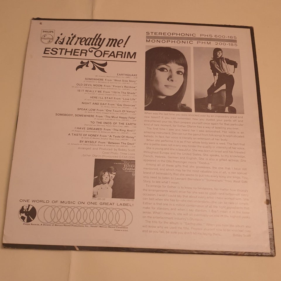 LP, Esther Ofarim, Is It Really Me