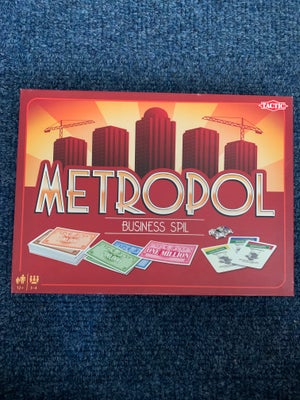 Metropol, Familiespil, brætspil, Er i også trætte af det gamle Matador/monopoly så kommer her Metrop