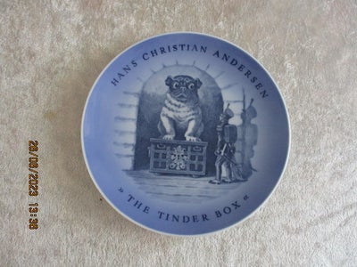 Porcelæn, Platte, Royal Copenhagen, 

Sjælden platte fra Royal Copenhagen - The Tinder Box fra H. C.