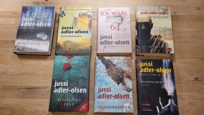 7 NYE OG ULÆSTE , Jussi Adler-Olsen, genre: krimi og spænding, 891
Syv NYE OG ULÆSTE BØGER. Indbundn