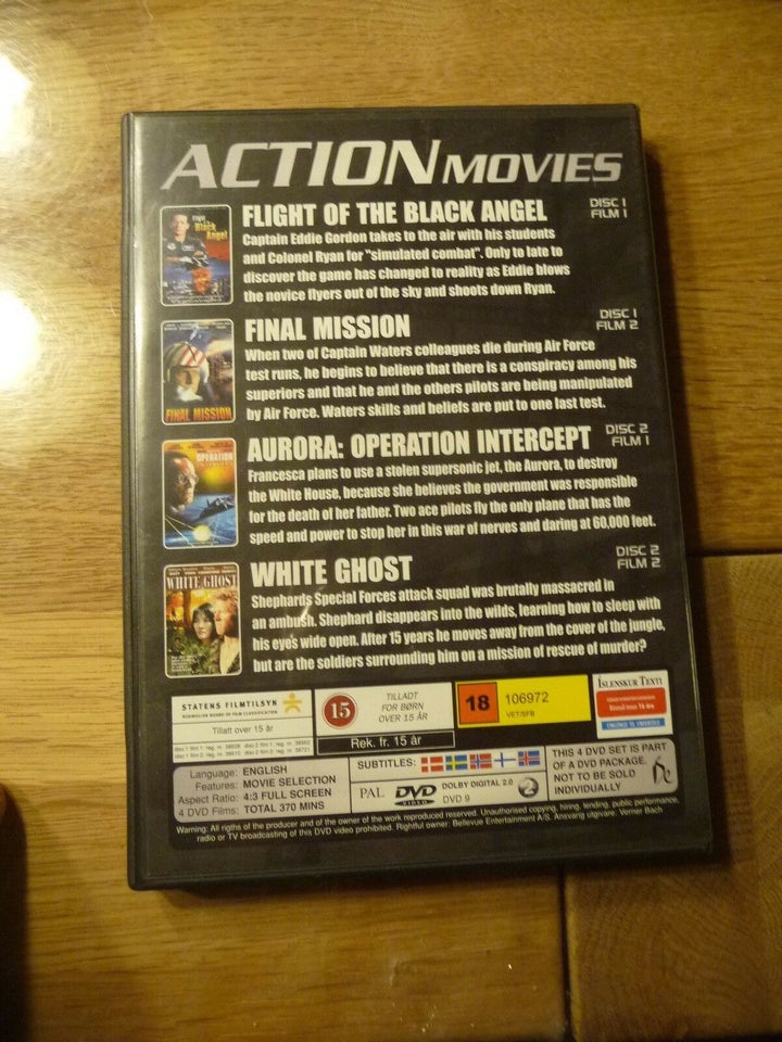 Final Mission - White Ghost - Operation Intercept, DVD,