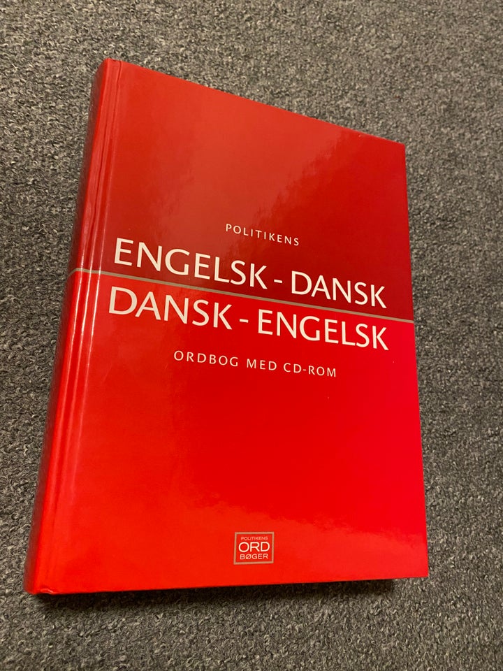 Engelsk-dansk ordbog med CD, Politikens ordbøger