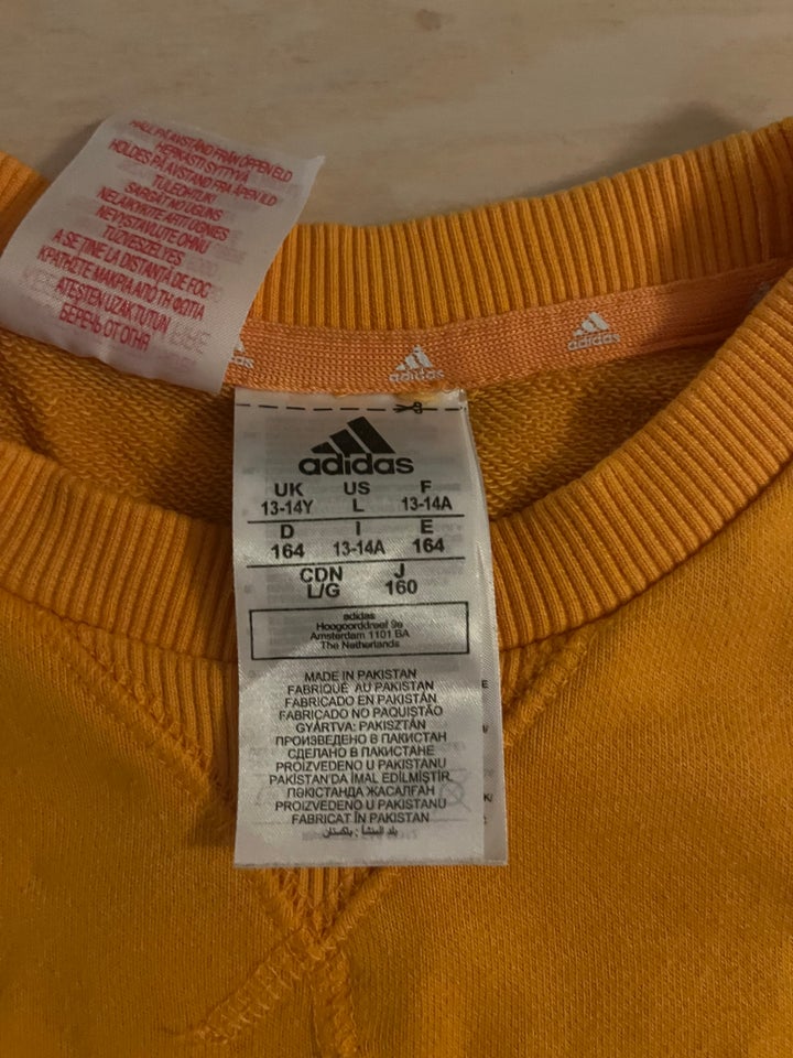 Sweatshirt, mørk gul, Adidas