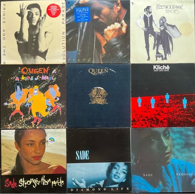 LP, LP plader, Forskellige dubliketter fra samlingen sælges:
Stand: VG eller bedre
Prince - 50kr
Geo